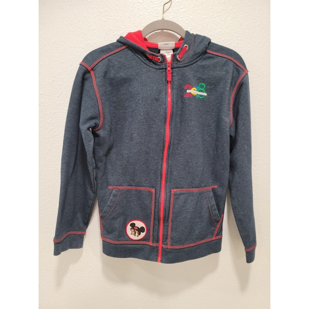 2018 Walt disney zip up sweatshirt hooded embroidered